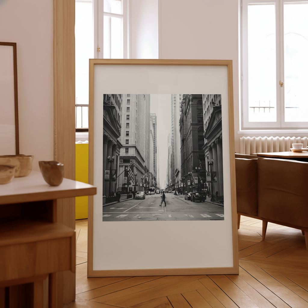 Timeless Cityscape New York Street Poster