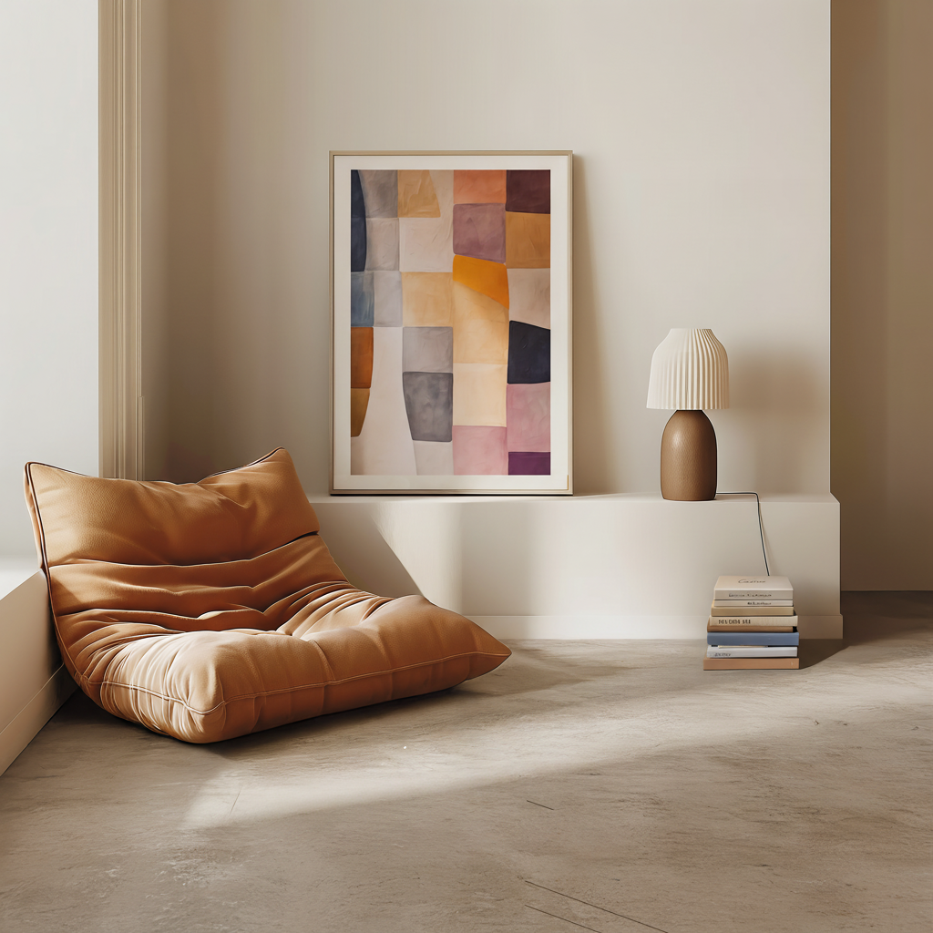 Colorful Geometric Abstract Art Print